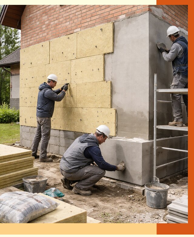 Утепление частного дома в чернушке под ключ от 7617 руб/м2 — недорого | ТепломастерЧрш