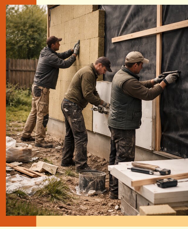 Утепление дачного дома под ключ в чернушке