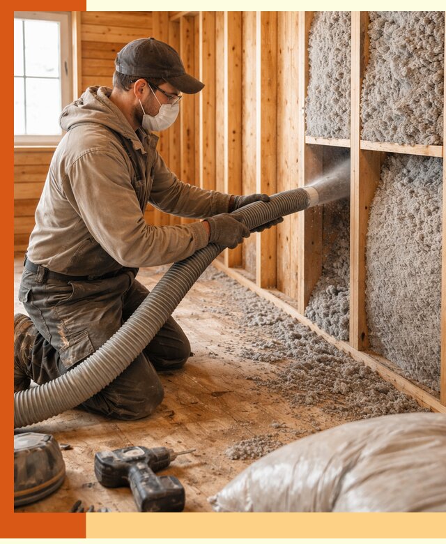 Утепление дачного дома эковатой в чернушке — быстро и надёжно