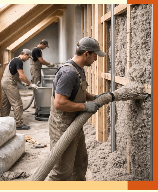 Утепление таунхауса эковатой в чернушке от 2234 руб./м² — монтаж и задувка | ТепломастерЧрш