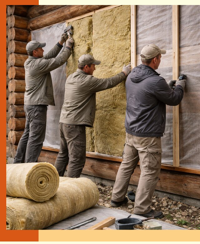 Утепление деревянного дома в чернушке эффективными технологиями