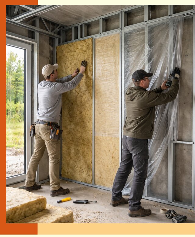 Утепление дома из ЛСТК в чернушке с гарантией качества и эффективности