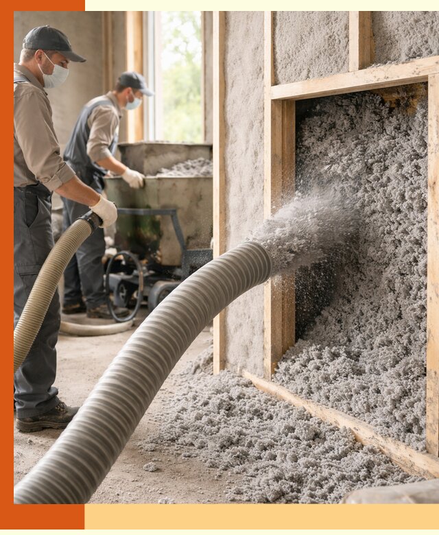 Утепление коттеджа эковатой в чернушке с гарантией качества