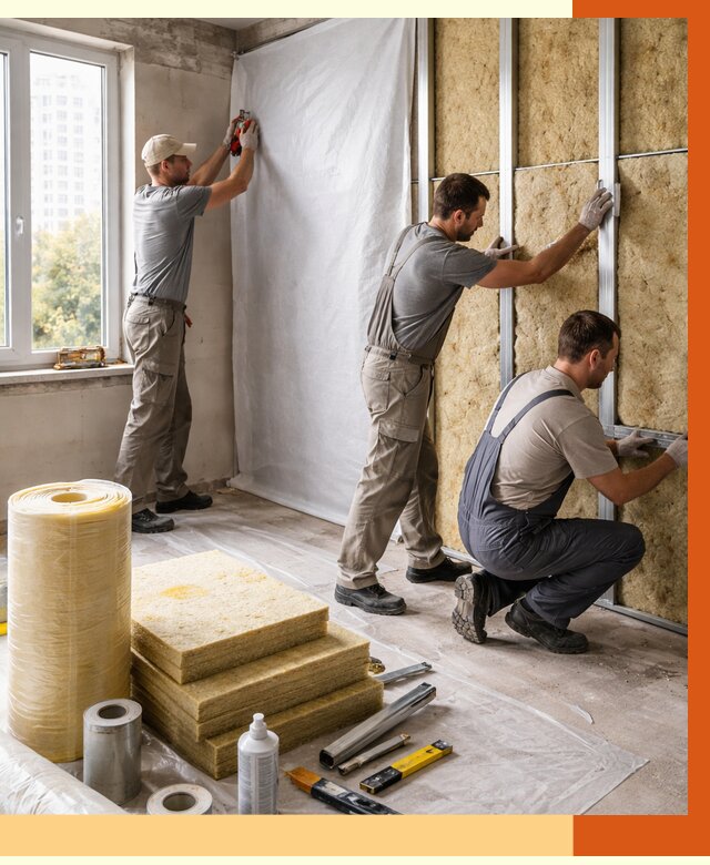 Утепление квартиры в чернушке от 4570 руб/м2 — утеплить квартиру изнутри и снаружи | ТепломастерЧрш