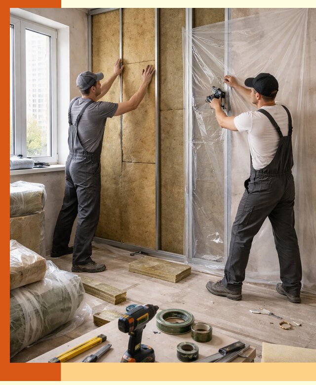 Утепление квартиры изнутри профессионально в чернушке