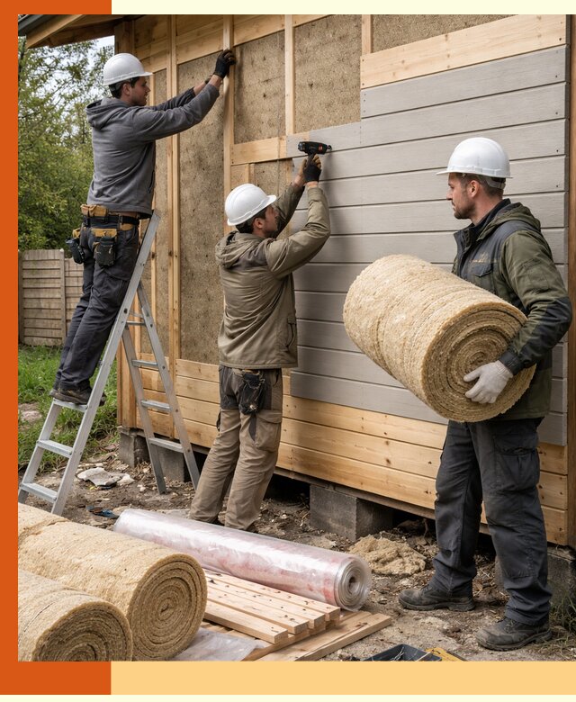 Утепление бани снаружи в чернушке профессионально и надежно