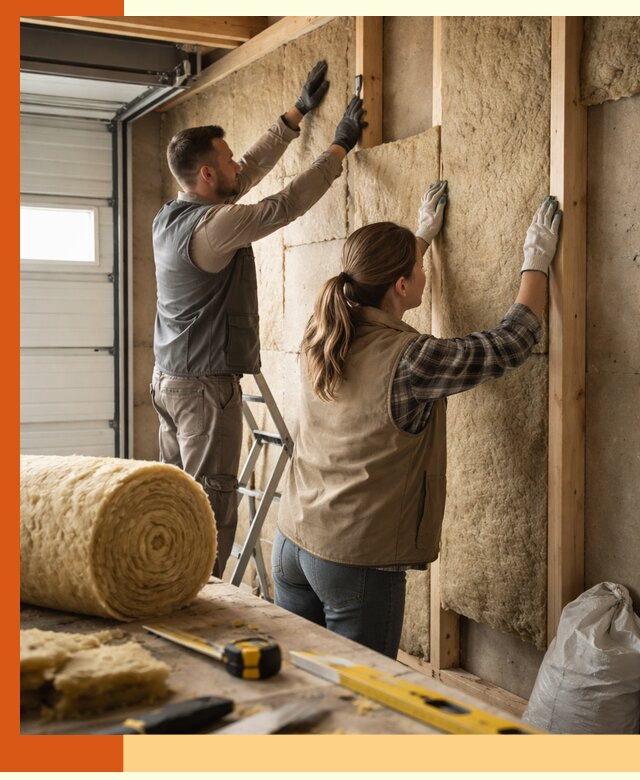 Утепление гаража изнутри в чернушке: быстро и надежно
