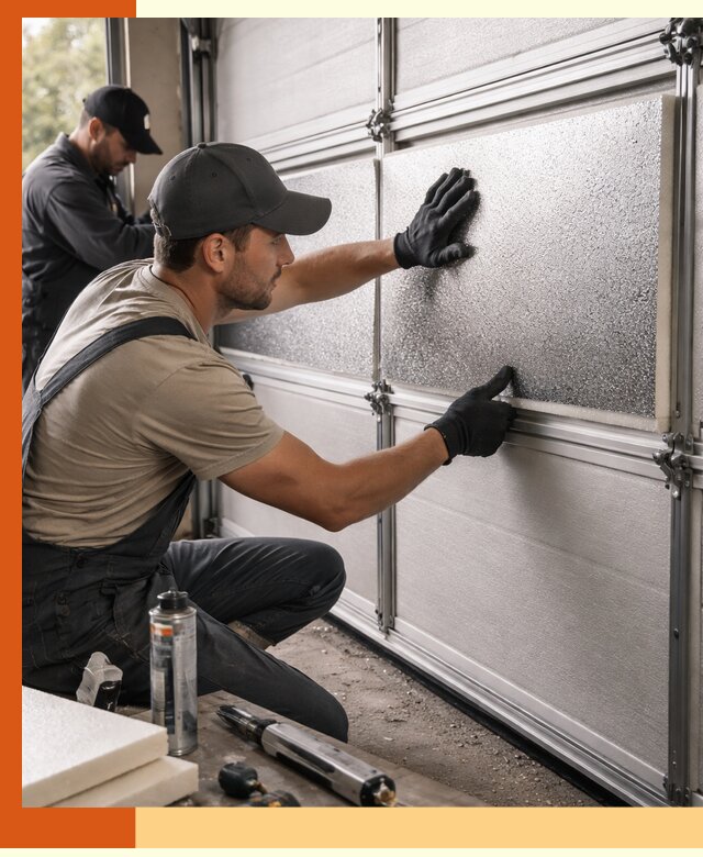 Утепление гаражных ворот в чернушке качественно и надежно