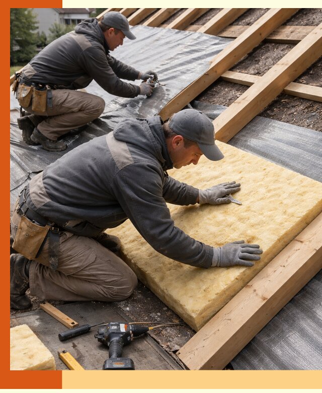 Профессиональное утепление крыши в чернушке качественно и надежно