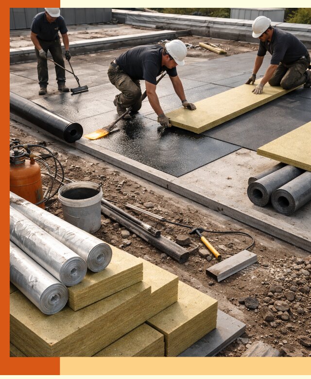 Утепление плоской крыши в чернушке — надежная теплоизоляция и герметизация