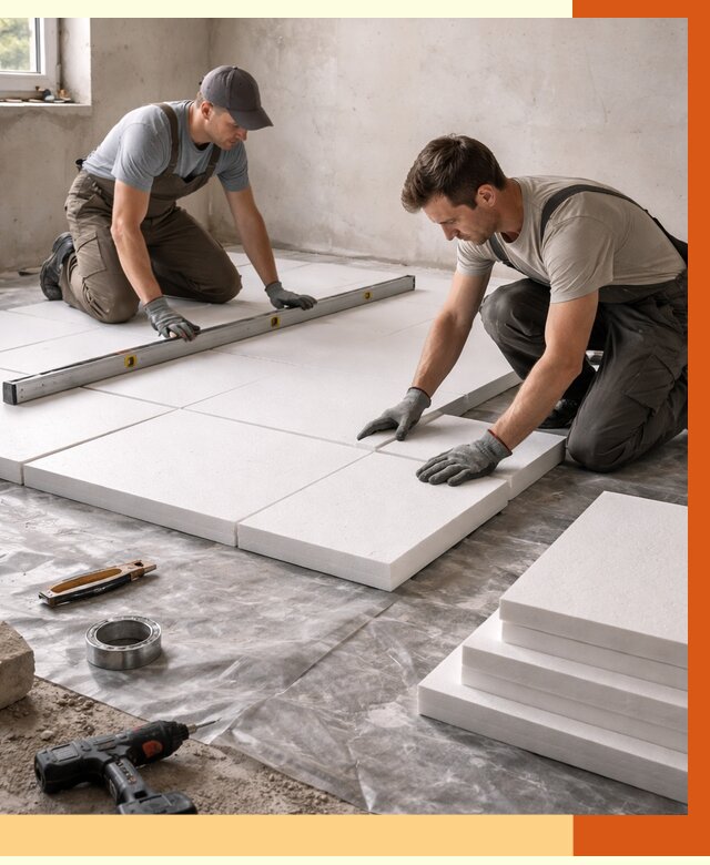 Утепление бетонного пола в чернушке от 2539 руб/м2 — монтаж и цена | ТепломастерЧрш