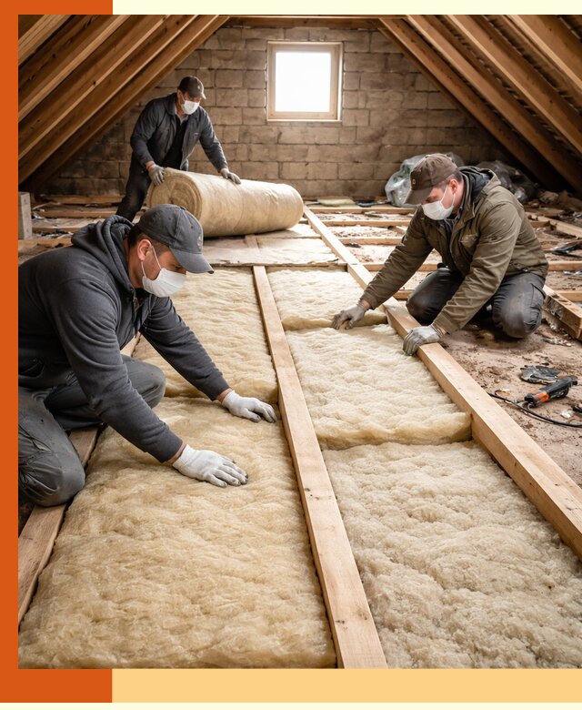 Утепление чердака в чернушке — профессиональная теплоизоляция кровли