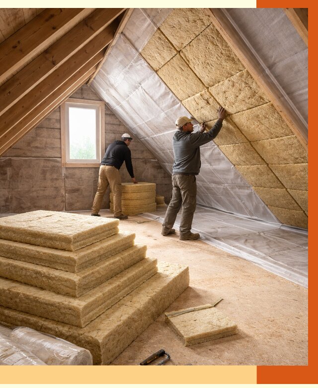 Утепление мансарды в чернушке от 2539 руб/м2 — комплексно и под ключ | ТепломастерЧрш