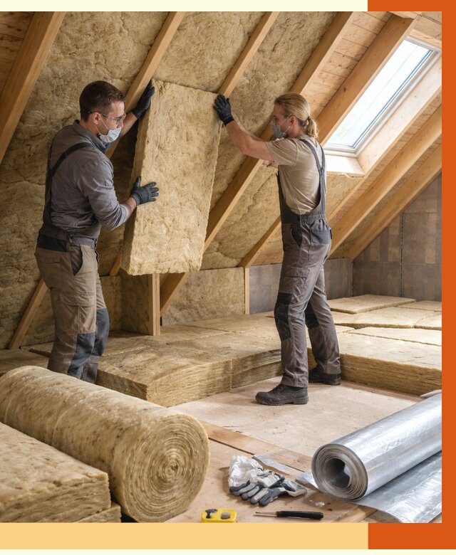 Утепление мансарды минватой в чернушке от 4266 руб./м2 — монтаж и пароизоляция | ТепломастерЧрш