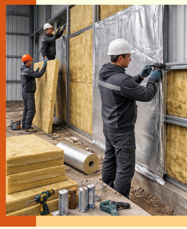 Утепление металлического ангара профессионально в чернушке