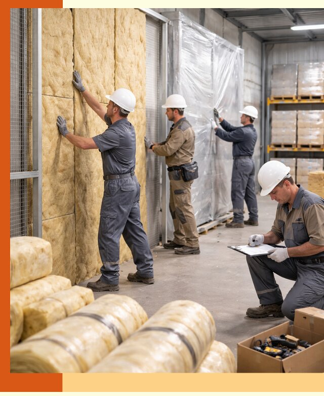 Утепление склада готовой продукции в чернушке качественно и быстро