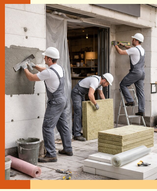 Утепление кафе в чернушке: профессиональная теплоизоляция и монтаж