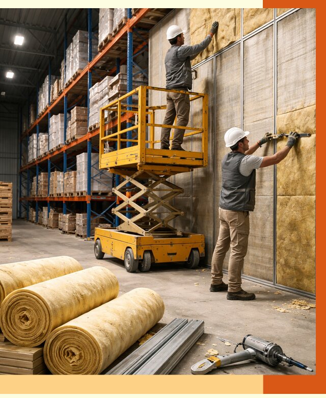 Утепление торгового склада в чернушке от 3250 руб/м2 — комплексно и под ключ | ТепломастерЧрш