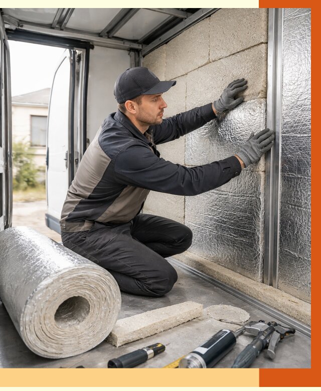 Утепление фургона рефрижератора в чернушке от 12695 руб./м² под ключ | ТепломастерЧрш