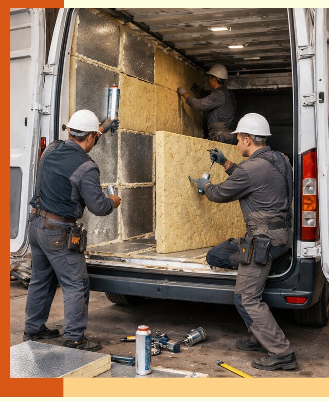 Утепление фургона-рефрижератора в чернушке для сохранения температуры