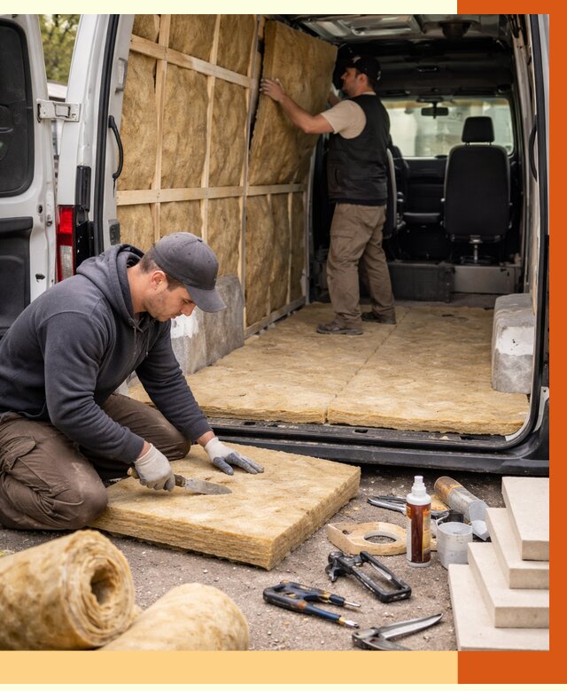 Утепление кемпера в чернушке под ключ от 12187 руб. — профессионально | ТепломастерЧрш