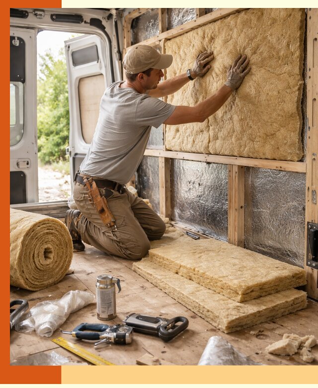 Утепление кемпера под ключ в чернушке с гарантией качества