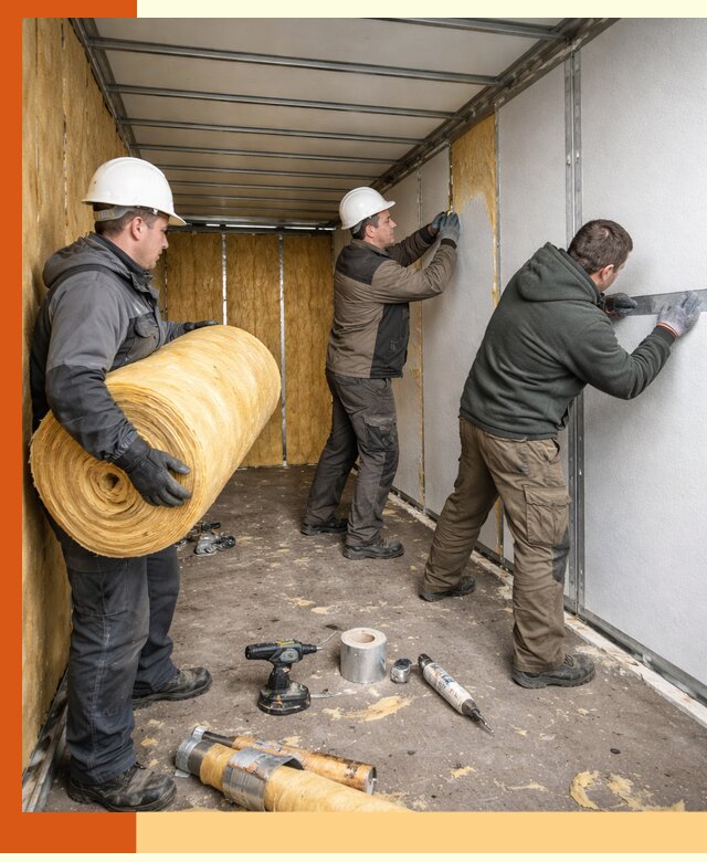 Утепление рефрижераторного контейнера в чернушке профессионально и надежно