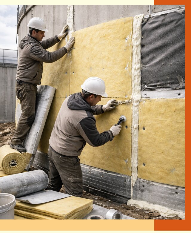 Утепление резервуара в чернушке от 27929 руб/м2 — монтаж ППУ и комплекс под ключ | ТепломастерЧрш