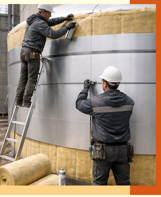 Утепление цистерны в чернушке пенополиуретаном от 14726 руб. под ключ | ТепломастерЧрш