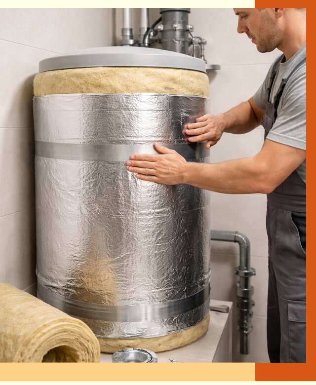 Утепление бойлера в чернушке от 4570 руб. под ключ | Утепление ППУ | ТепломастерЧрш