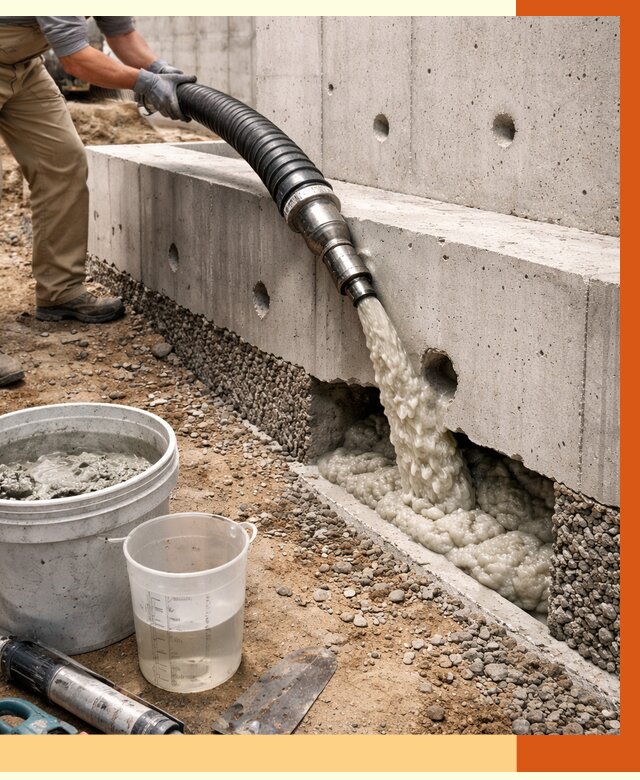 Заполнение полостей фундамента в чернушке от 6906 руб. под ключ | ТепломастерЧрш