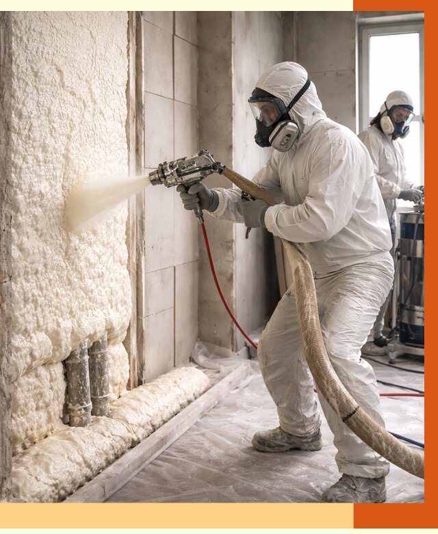 Напыление пенополиуретана в чернушке от 7617 руб./м2 — услуги и монтаж ППУ | ТепломастерЧрш