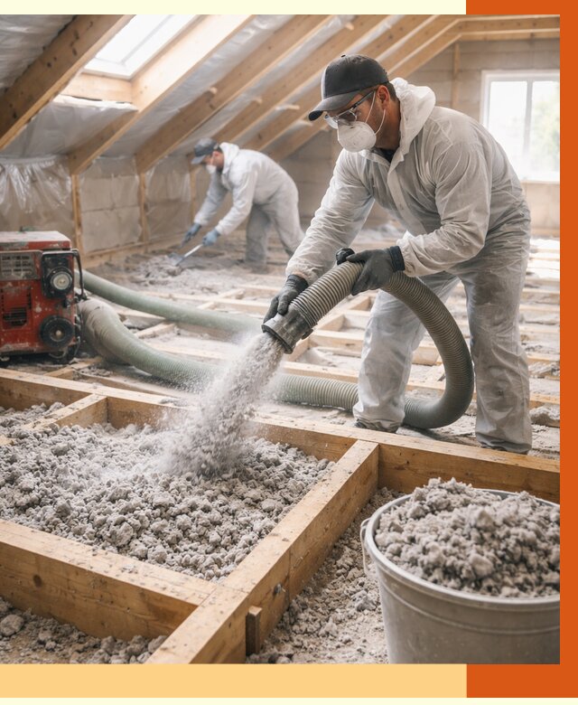 Утепление эковатой в чернушке от 2996 руб./м2 — монтаж и задувка | ТепломастерЧрш