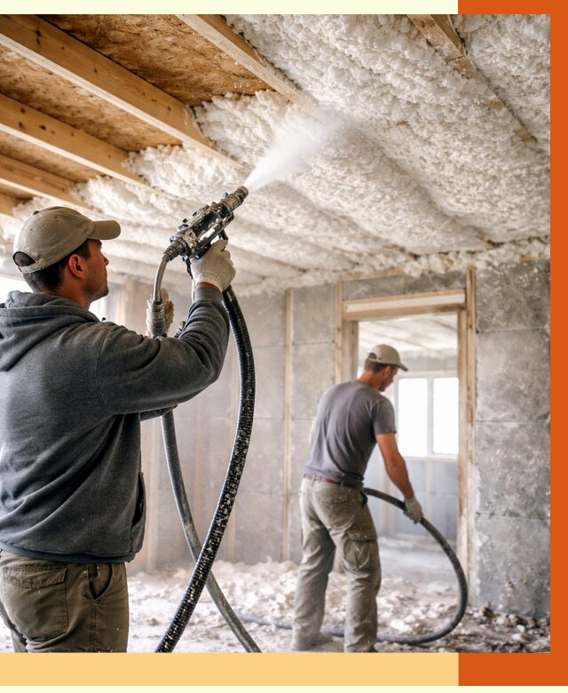 Утепление пеноизолом в чернушке от 1625 руб./м2 под ключ | ТепломастерЧрш