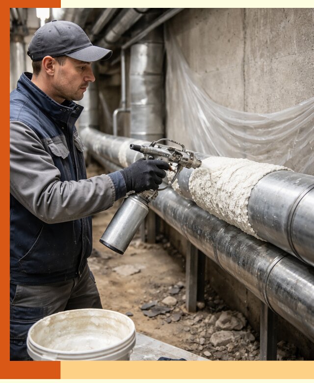 Утепление труб жидкой теплоизоляцией в чернушке