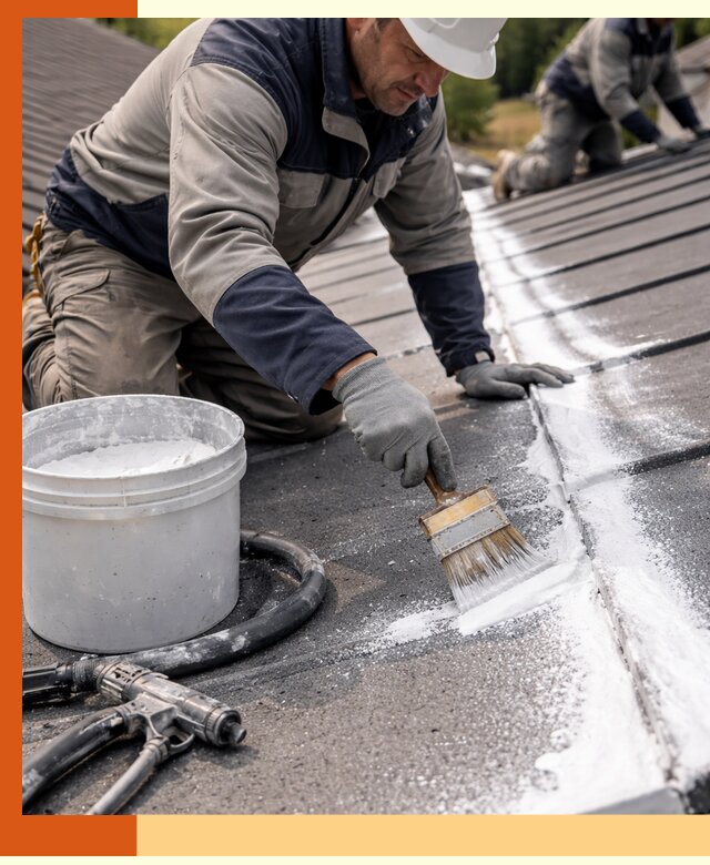 Утепление кровли жидкой теплоизоляцией в чернушке