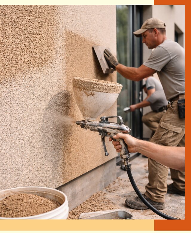 Утепление фасада жидкой пробкой в чернушке от 4875 руб./м² под ключ | ТепломастерЧрш