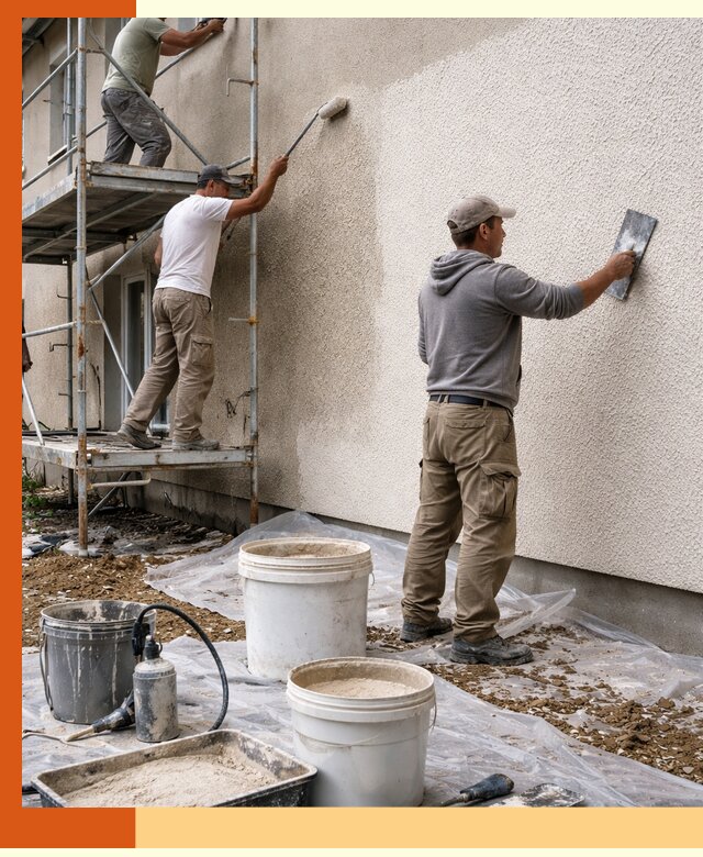 Утепление фасада жидкой пробкой в чернушке