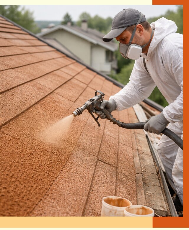 Утепление кровли жидкой пробкой в чернушке от 2742 руб./м² под ключ | ТепломастерЧрш