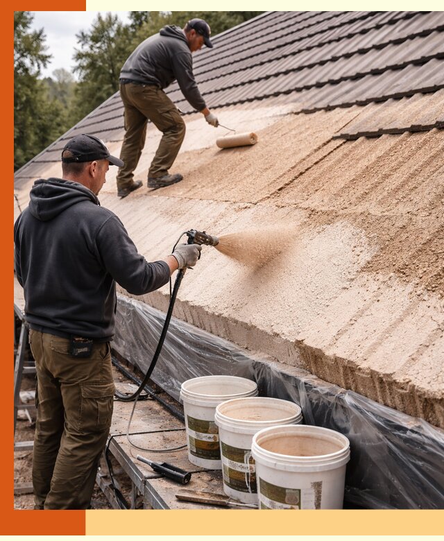 Утепление кровли жидкой пробкой в чернушке для домов и зданий