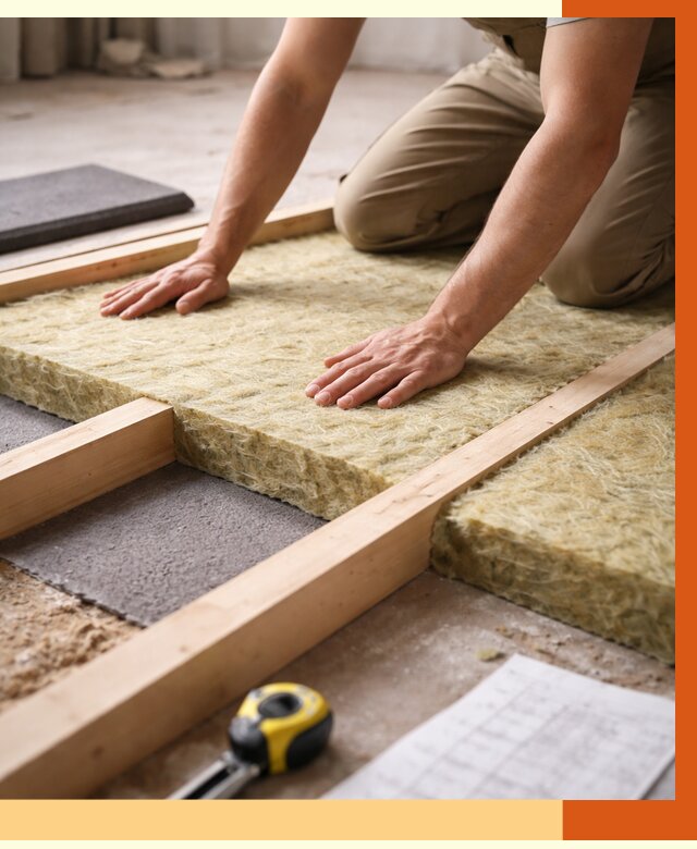 Шумоизоляция пола в чернушке от 1270 руб./м² — профессиональная звукоизоляция | ТепломастерЧрш