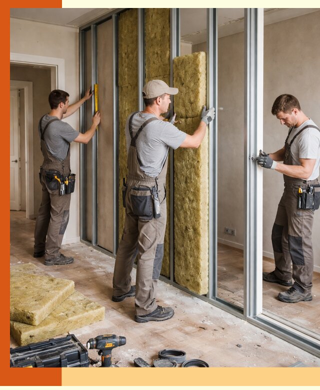 Шумоизоляция межкомнатных перегородок в чернушке эффективно и надёжно