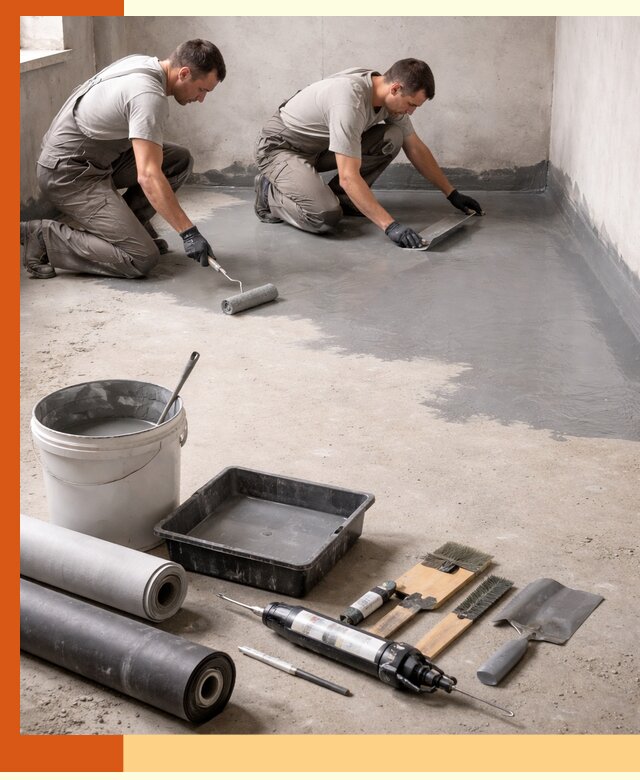 Гидроизоляция пола в чернушке — надежная защита от влаги и протечек