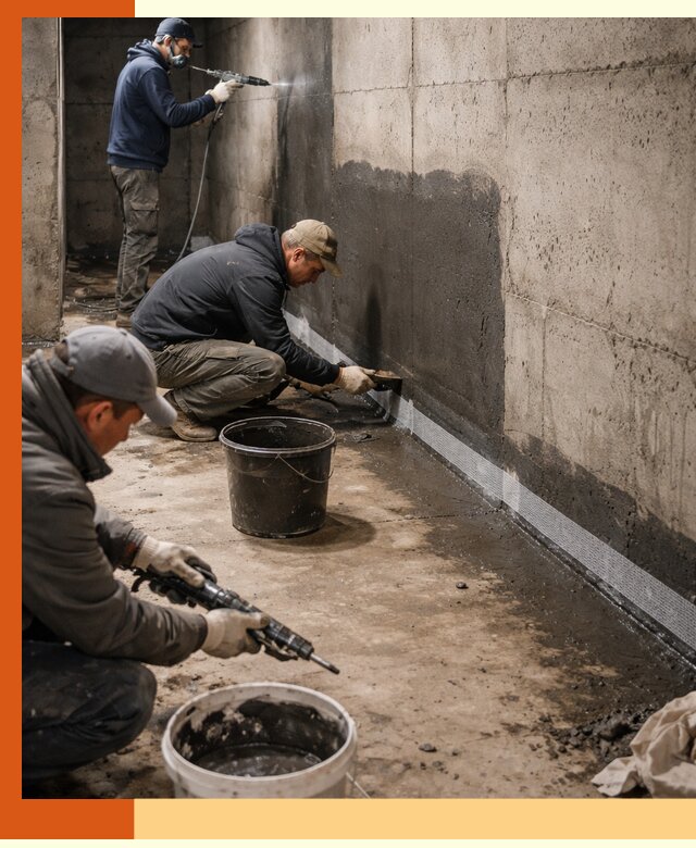 Гидроизоляция подвала в чернушке — комплексная защита от влаги