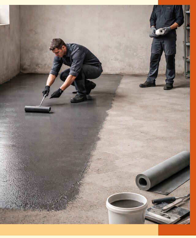 Гидроизоляция гаражного пола в чернушке от 3555 руб./м² — ТепломастерЧрш профессионально