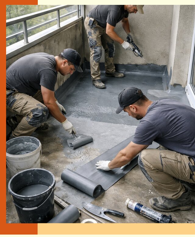 Гидроизоляция балкона в чернушке: надежная защита от протечек