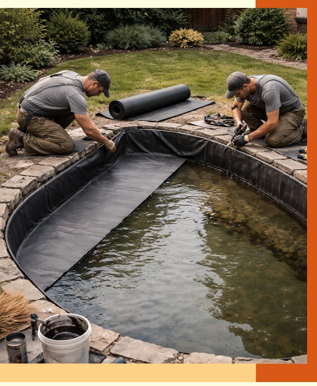 Гидроизоляция пруда в чернушке от 15234 руб. под ключ | ТепломастерЧрш профессионально