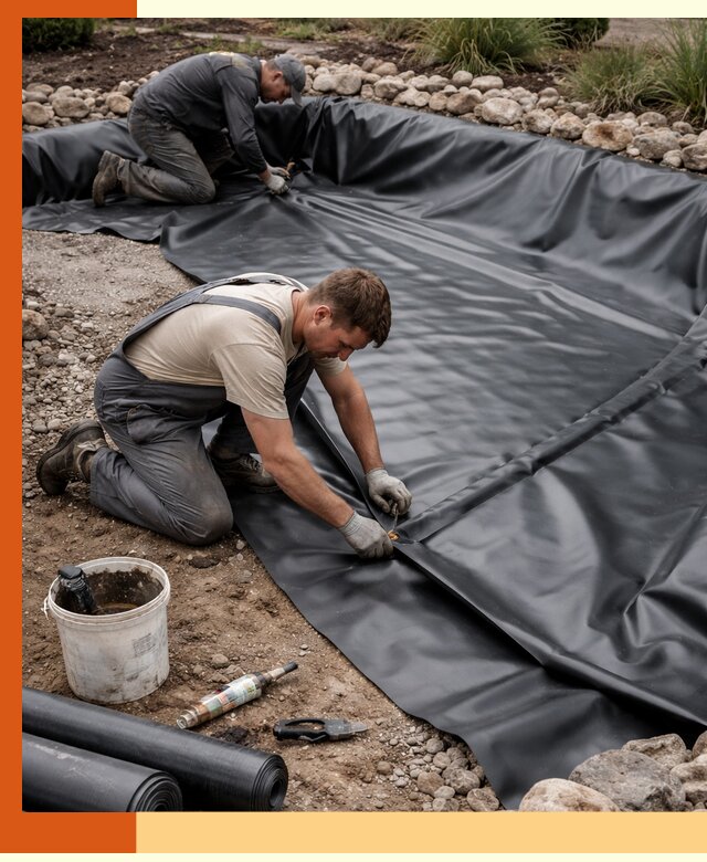 Гидроизоляция пруда в чернушке: надежная защита и герметизация