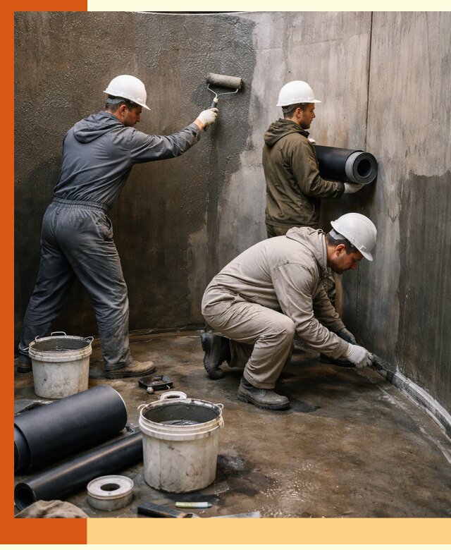 Гидроизоляция резервуара профессионально в чернушке