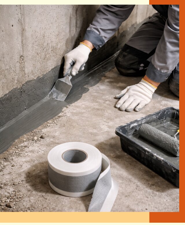 Гидроизоляция швов и герметизация стыков в чернушке от 1270 руб. | ТепломастерЧрш